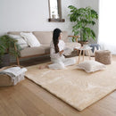 ラグ マット ラグマット 190×190cm 正方形 サイズ おしゃれ 無地 床暖房対応 洗える 滑り止め マイクロファイバー 高反発 ウレタン 厚み 厚手 防音 遮音 【納期B】【lic-tsz-0095】