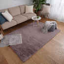 ラグ マット ラグマット 130×190cm サイズ 長方形 おしゃれ 床暖房対応 洗える 大判 滑り止め ラビットファー 高反発 ウレタン 低反発 厚み 厚手 防音 遮音 【納期B】【lic-tsz-0098】