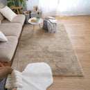 ラグ マット ラグマット 130×190cm サイズ 長方形 おしゃれ 床暖房対応 洗える 大判 滑り止め ラビットファー 高反発 ウレタン 低反発 厚み 厚手 防音 遮音 【納期B】【lic-tsz-0098】