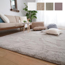 ラグ マット ラグマット 130×240cm サイズ 長方形 おしゃれ 床暖房対応 洗える 大判 滑り止め ラビットファー 高反発 ウレタン 低反発 厚み 厚手 防音 遮音 【納期B】【lic-tsz-0100】