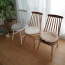 チェアパッド チェアマット 座布団 チェアーパット 円形 丸型 35cm 直径 サイズ おしゃれ 床暖房対応 洗える 滑り止め シャギー 高反発 ウレタン 低反発 厚み 【納期B】【lic-tsz-0103】