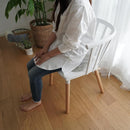 チェアパッド チェアマット 座布団 チェアーパット 円形 丸型 35cm 直径 サイズ おしゃれ 床暖房対応 洗える 滑り止め シャギー 高反発 ウレタン 低反発 厚み 【納期B】【lic-tsz-0103】