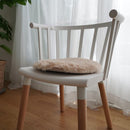 チェアパッド チェアマット 座布団 チェアーパット 円形 丸型 35cm 直径 サイズ おしゃれ 床暖房対応 洗える 滑り止め シャギー 高反発 ウレタン 低反発 厚み 【納期B】【lic-tsz-0103】