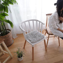 チェアパッド チェアマット 座布団 チェアーマット 35×35cm 正方形 サイズ おしゃれ 床暖房対応 洗える 滑り止め シャギー 高反発 ウレタン 低反発 厚み 厚手 【納期B】【lic-tsz-0104】