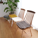 チェアパッド チェアマット 座布団 チェアーマット 35×35cm 正方形 サイズ おしゃれ 床暖房対応 洗える 滑り止め シャギー 高反発 ウレタン 低反発 厚み 厚手 【納期B】【lic-tsz-0104】