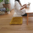 チェアパッド チェアマット 座布団 チェアーマット 35×35cm 正方形 サイズ おしゃれ 床暖房対応 洗える 滑り止め シャギー 高反発 ウレタン 低反発 厚み 厚手 【納期B】【lic-tsz-0104】