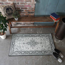 ドアマット 70×120cm 玄関マット 室内 おしゃれ 北欧 レトロ アンティーク調 かすれ 擦れ スクラッチ ベルサイユ エレガント ダマスク アラベスク モダン 【納期B】【lic-tsz-0124】