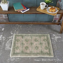 玄関マット 屋内 室内 北欧 おしゃれ 民族系 文様 デザイン ボハラ柄 ラグマット 長方形 50×70cm 厚手 カーペット 洗える オーバーロック すべり止め 床暖対応 【納期B】【lic-tsz-0129】