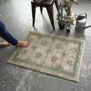 玄関マット 屋内 室内 大判 北欧 おしゃれ 民族系 文様 デザイン ボハラ柄 ラグマット 長方形 60×90cm 厚手 カーペット 洗える オーバーロック加工 滑り止め 【納期B】【lic-tsz-0130】