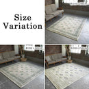 ラグ 北欧 おしゃれ 民族系 文様 デザイン ボハラ柄 リビング ダイニング 長方形 140×200cm 厚手 ラグマット カーペット 洗える オーバーロック加工 滑り止め 【納期B】【lic-tsz-0131】