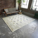 ラグ 洗える 北欧 おしゃれ 民族系 文様 模様 デザイン ボハラ柄 リビング ダイニング 正方形 200×200cm 厚手 ラグマット カーペット 絨毯 床暖対応 すべり止め 【納期B】【lic-tsz-0132】