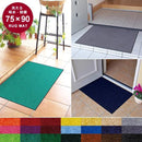マット 洗える ラグ 75×90cm 吸水 すべり止め 無地 玄関ラグ キッチンマット 屋内 屋外 【納期E】【lic-wd-sme-75-90】