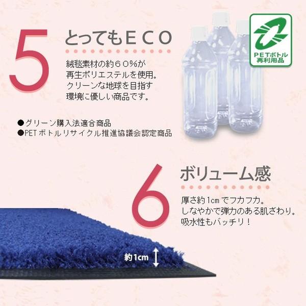 ドアマット 玄関 75×50cm 業務用 防炎 吸水 滑り止め 日本製 【納期A】【lic-wd-sms-007】