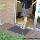 玄関マット 吸水 速乾 62×88cm 雨の日 雨天 梅雨 雪 ドアマット 防炎 すぐに乾く 泥よけ 泥除け 屋外 エントランスマット ずれない 滑り止め デッキ テラス 【納期C】【lic-wd-wht-62-88】