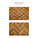 フロアタイル シール 貼るだけ フローリング 木目 ヘリンボーン 床材 シート 床タイル ヨーロッパ風 おしゃれ 粘着剤つき 床タイルシート DIY 軽い 小さめ 小型 【納期B】【lic-znb-0002】