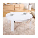 こたつ テーブル 単品 おしゃれ 75×75cm 直径 円形 円型 丸型 丸形 センターテーブル ローテーブル 折れ脚 折りたたみ 折り畳み ちゃぶ台 こたつ布団別売り 【納期A】【mst-11100193】