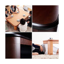 こたつ テーブル 単品 おしゃれ 120×80cm 長方形 角丸 センターテーブル ローテーブル リビングテーブル 折れ脚 折りたたみ 折畳み ちゃぶ台 こたつ布団別売り 【納期A】【mst-11100247】