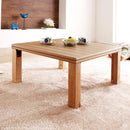 こたつ テーブル 単品 おしゃれ 80×80cm 正方形 日本製 天然木製 センターテーブル ローテーブル 折れ脚 折りたたみ 継ぎ脚 高さ調節 変更 こたつ布団別売り 【納期A】【mst-11100267】