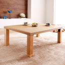 こたつ テーブル 単品 おしゃれ 105×75cm 長方形 日本製 天然木製 センターテーブル ローテーブル 折れ脚 折りたたみ 継脚 高さ変更 調整 こたつ布団別売り 【納期A】【mst-11100270】
