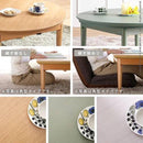 コタツテーブル 単品 こたつ テーブル 90×90cm 円型 丸型 丸形 円形 継ぎ脚 高さ変更 調整 調節 おしゃれ シンプル 北欧 リビング センターテーブル 年中使える 【納期A】【mst-11100329】