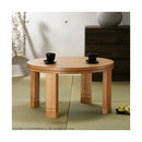 コタツテーブル 単品 こたつ テーブル 直径75cm 円型 丸型 丸形 円形 継ぎ脚 高さ変更 調節 薄型 フラットヒーター 日本製 北欧 リビング センターテーブル 【納期A】【mst-11100376】