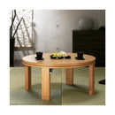 コタツテーブル 単品 こたつ テーブル 直径90cm 円型 丸型 丸形 円形 継ぎ脚 高さ変更 調整 薄型 フラットヒーター 日本製 北欧 リビング センターテーブル 【納期A】【mst-11100378】