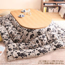 コタツテーブル 単品 こたつ テーブル 120×90cm 変型 折りたたみ 折り畳み 継ぎ脚 高さ変更 調整 調節 薄型 フラットヒーター 日本製 北欧 センターテーブル 【納期A】【mst-11100382】