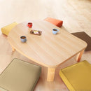 コタツテーブル 単品 こたつ テーブル 120×90cm 変型 折りたたみ 折り畳み 継ぎ脚 高さ変更 調整 調節 薄型 フラットヒーター 日本製 北欧 センターテーブル 【納期A】【mst-11100382】