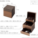 ジュエリーボックス アクセサリーBOX 大容量 3段 ジュエリー ケース アクセサリー 収納 箱 小型 小さい おしゃれ コンパクト 指輪 リング ネックレス ピアス 【納期B】【mst-12700009】