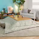 コタツ布団 単品 掛け布団のみ こたつ掛布団 245×205cm リビングコタツ用 北欧 デザイン 柄 おしゃれ 薄掛け 日本製 国産 コタツテーブル本体別売り 【納期B】【mst-21101792】