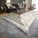 コタツ布団 単品 掛け布団のみ こたつ掛布団 245×205cm リビングコタツ用 北欧 デザイン 柄 おしゃれ 薄掛け 日本製 国産 コタツテーブル本体別売り 【納期B】【mst-21101792】