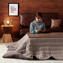 こたつ布団 単品 掛け布団のみ コタツ掛布団 190×190cm 北欧 ヘリンボーン 柄 落ち着いた デザイン おしゃれ 薄掛け 洗える 洗濯機 丸洗い コタツ本体別売り 【納期A】【mst-21101880】