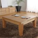 コタツテーブル 単品 こたつ テーブル 80×80cm 正方形 和風 重厚感 高級 日本製 継ぎ脚 高さ変更 調整 調節 薄型 北欧 センターテーブル 和室 モダン おしゃれ 【納期A】【mst-41200210】