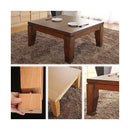 コタツテーブル 単品 こたつ テーブル 80×80cm 正方形 和風 重厚感 高級 日本製 継ぎ脚 高さ変更 調整 調節 薄型 北欧 センターテーブル 和室 モダン おしゃれ 【納期A】【mst-41200210】