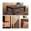 コタツテーブル 単品 こたつ テーブル 105×75cm 長方形 和風 重厚感 高級 日本製 継ぎ脚 高さ変更 調整 調節 薄型 北欧 センターテーブル 和室 モダン おしゃれ 【納期A】【mst-41200212】