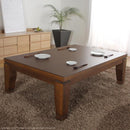 コタツテーブル 単品 こたつ テーブル 120×80cm 長方形 和風 重厚感 高級 日本製 継ぎ脚 高さ変更 調整 調節 薄型 北欧 センターテーブル 和室 モダン おしゃれ 【納期A】【mst-41200214】