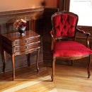 サイドチェスト コンソールテーブル 棚 収納 チェスト 2段 引き出し 猫脚 ヨーロピアン 中世 ヨーロッパ アンティーク調 レトロ 高級感 クラシック 完成品 【納期A】【mst-42200016】