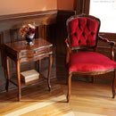 サイドチェスト コンソールテーブル 棚 収納 チェスト 1段 引き出し 猫脚 ヨーロピアン 中世 ヨーロッパ アンティーク調 レトロ 高級感 クラシック イタリア製 【納期A】【mst-42200017】