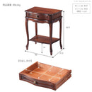 サイドチェスト コンソールテーブル 棚 収納 チェスト 1段 引き出し 猫脚 ヨーロピアン 中世 ヨーロッパ アンティーク調 レトロ 高級感 クラシック イタリア製 【納期A】【mst-42200017】