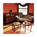 スツール 椅子 腰掛け 猫脚 ヨーロピアン おしゃれ 装飾 彫刻 デザイン 柄 金華山織り 立体感 天然木製 完成品 高級 インポート イタリア 玄関 リビング 応接室 【納期A】【mst-42200045】