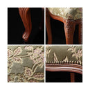 スツール 椅子 腰掛け 猫脚 ヨーロピアン おしゃれ 装飾 彫刻 デザイン 柄 金華山織り 立体感 天然木製 完成品 高級 インポート イタリア 玄関 リビング 応接室 【納期A】【mst-42200045】