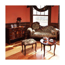 センターテーブル 円形 丸型 コーヒーテーブル リビングテーブル おしゃれ ヨーロピアン 木製 高級家具 象嵌 装飾 模様 イタリア製 輸入品 インポート 【納期A】【mst-42200052】