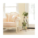 プランターラック プランタースタンド 2段 ヨーロピアン 中世 クラシック 北欧 西洋 エレガント 高級感 クラシック レトロ 花 植物 ツタ 装飾 輸入 イタリア製 【納期A】【mst-42200058】