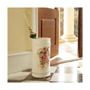 傘立て 傘たて 陶器 装飾 バラ 薔薇 ローズ 花 植物 蔦 ツタ おしゃれ ヨーロピアン 高級感 クラシック レトロ アンティーク調 完成品 輸入品 イタリア製 【納期A】【mst-42200060】