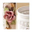 傘立て 傘たて 陶器 装飾 バラ 薔薇 ローズ 花 植物 蔦 ツタ おしゃれ ヨーロピアン 高級感 クラシック レトロ アンティーク調 完成品 輸入品 イタリア製 【納期A】【mst-42200060】