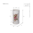 傘立て 傘たて 陶器 装飾 バラ 薔薇 ローズ 花 植物 蔦 ツタ おしゃれ ヨーロピアン 高級感 クラシック レトロ アンティーク調 完成品 輸入品 イタリア製 【納期A】【mst-42200060】