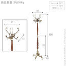 コートハンガー ハンガー ポール ラック スタンド ヨーロピアン クラシック 木製 ウッド 天然木 西洋 高級 クラシック アンティーク調 装飾 輸入品 イタリア製 【納期A】【mst-42200112】