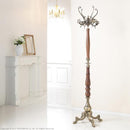 コートハンガー ハンガー ポール ラック スタンド ヨーロピアン クラシック 木製 ウッド 天然木 西洋 高級 クラシック アンティーク調 装飾 輸入品 イタリア製 【納期A】【mst-42200112】