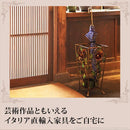 傘立て コーナー 設置 隅 角 傘たて ローズ 装飾 バラ 薔薇 アイアン製 花 植物 蔦 ツタ おしゃれ ヨーロピアン 高級感 クラシック アンティーク調 完成品 【納期A】【mst-42200175】