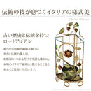傘立て コーナー 設置 隅 角 傘たて ローズ 装飾 バラ 薔薇 アイアン製 花 植物 蔦 ツタ おしゃれ ヨーロピアン 高級感 クラシック アンティーク調 完成品 【納期A】【mst-42200175】
